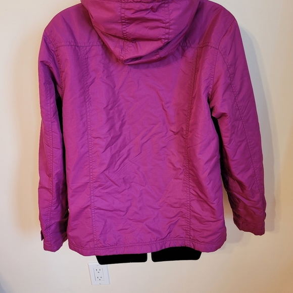 ๐ George ladies fusia/ pink waterproof hooded jacket size M - Picture 3 of 4